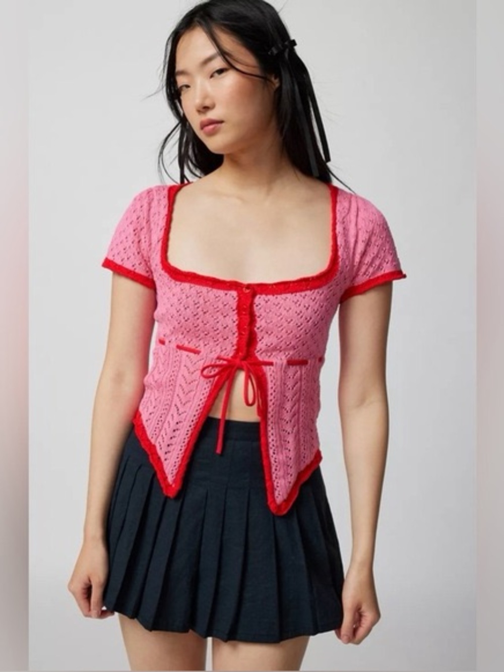 Urban Outfitters| ‘Gabriella Fly-Away’ Knit Top